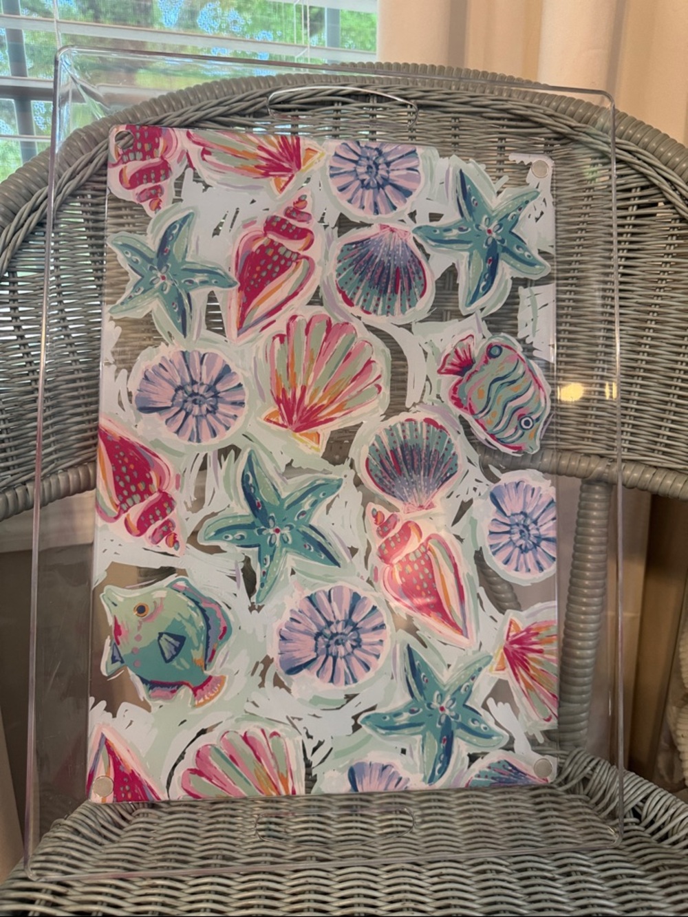Decorative Shell & Starfish tray